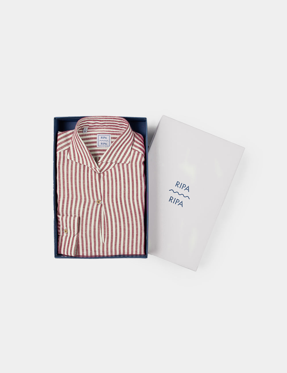 Camicia Capri Righe Rosse